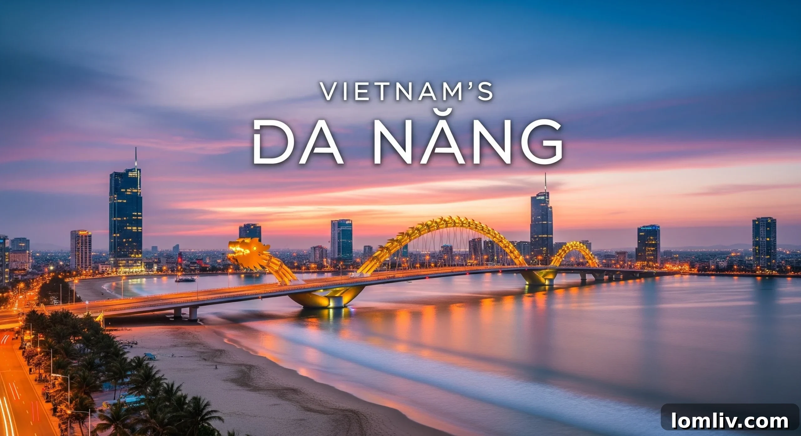 Da Nang, Vietnam cityscape with modern buildings along the coastline, symbolizing a rapidly developing real estate market in Southeast Asia.