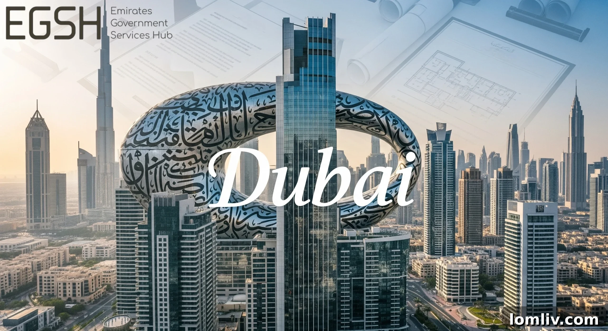 Dubai Real Estate: Efficient Remote and Online Transfers 2 Dubai skyline, representing remote property transfers facilitated by digital services.