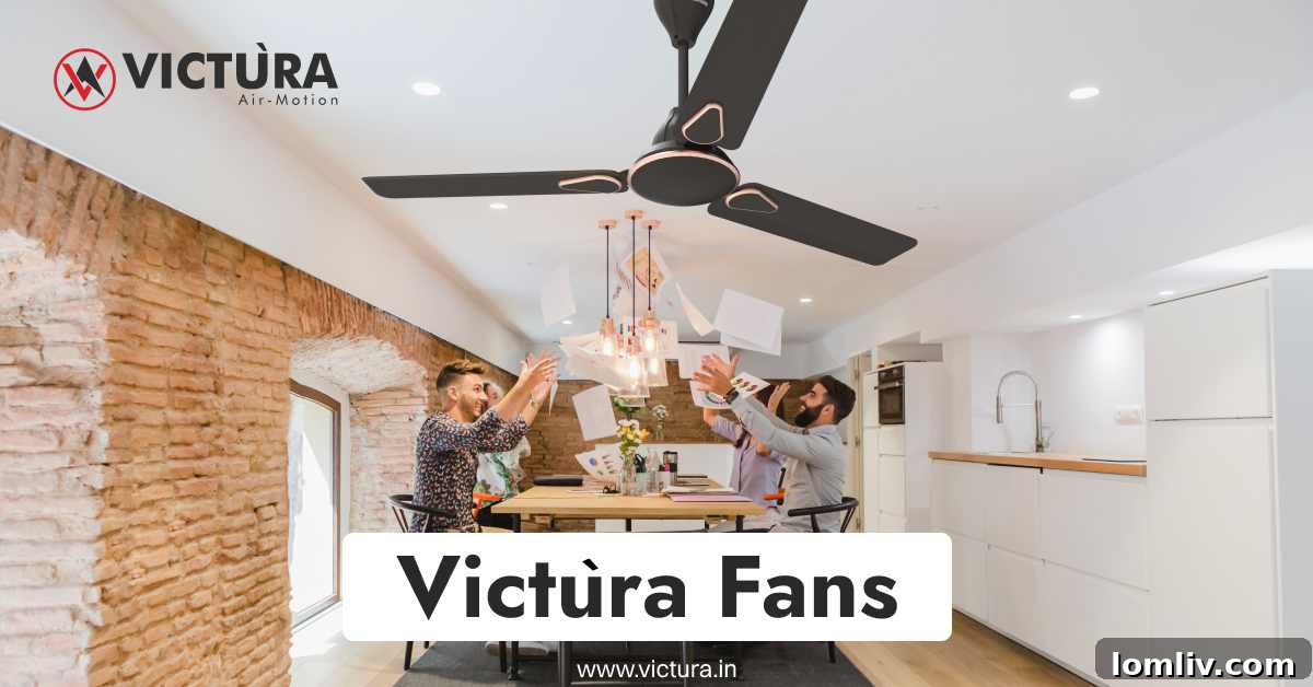 Victura Airmotion fans elevate modern interior design