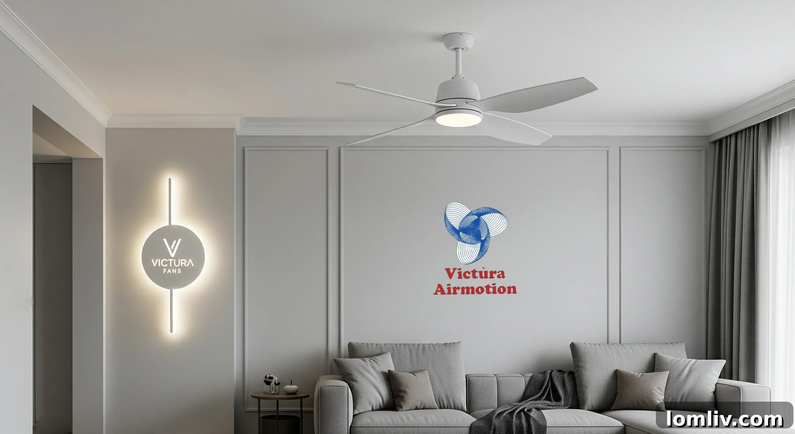 Victura fans in architect-designed spaces