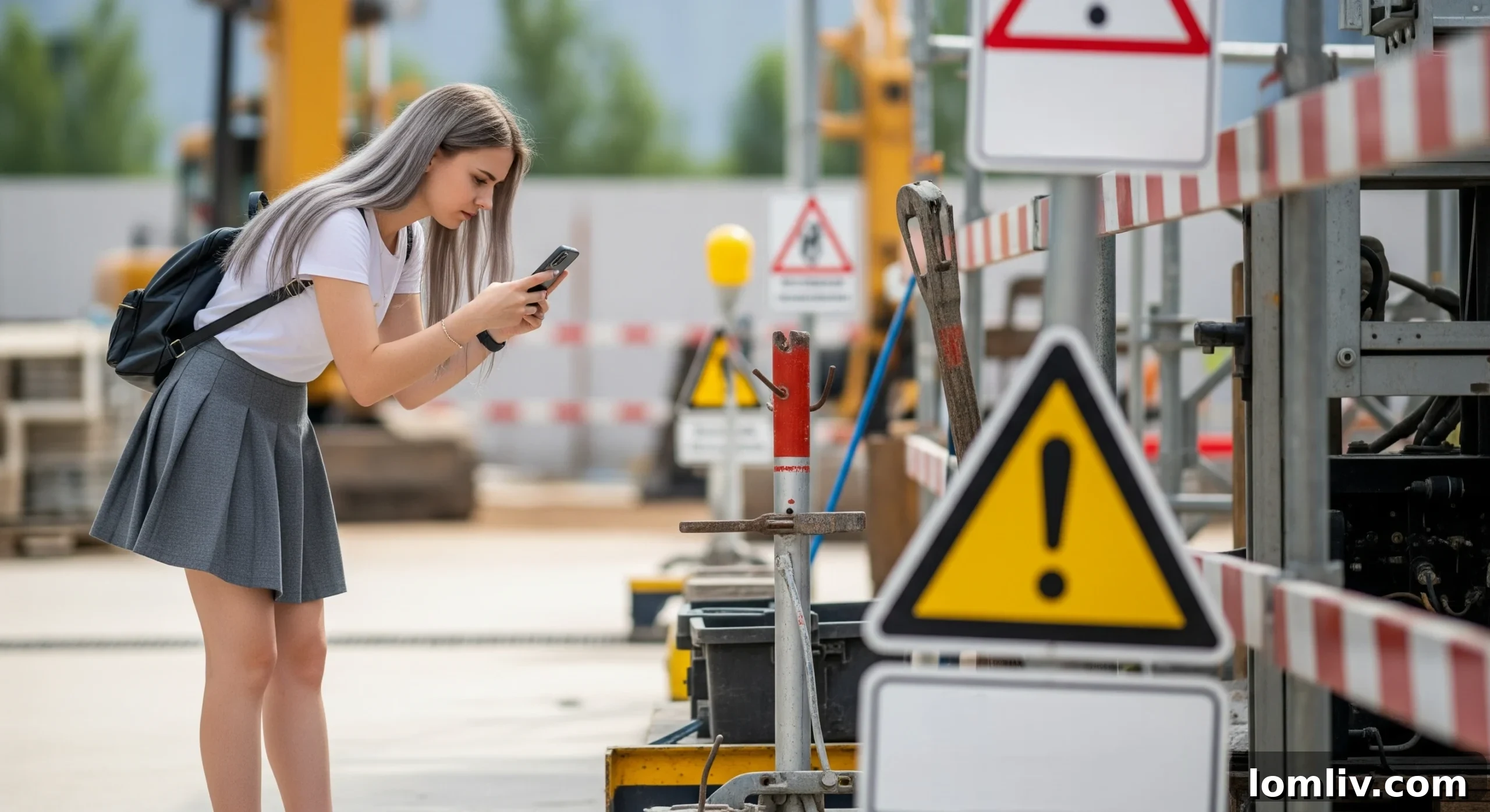 Evidence collection at a construction site
