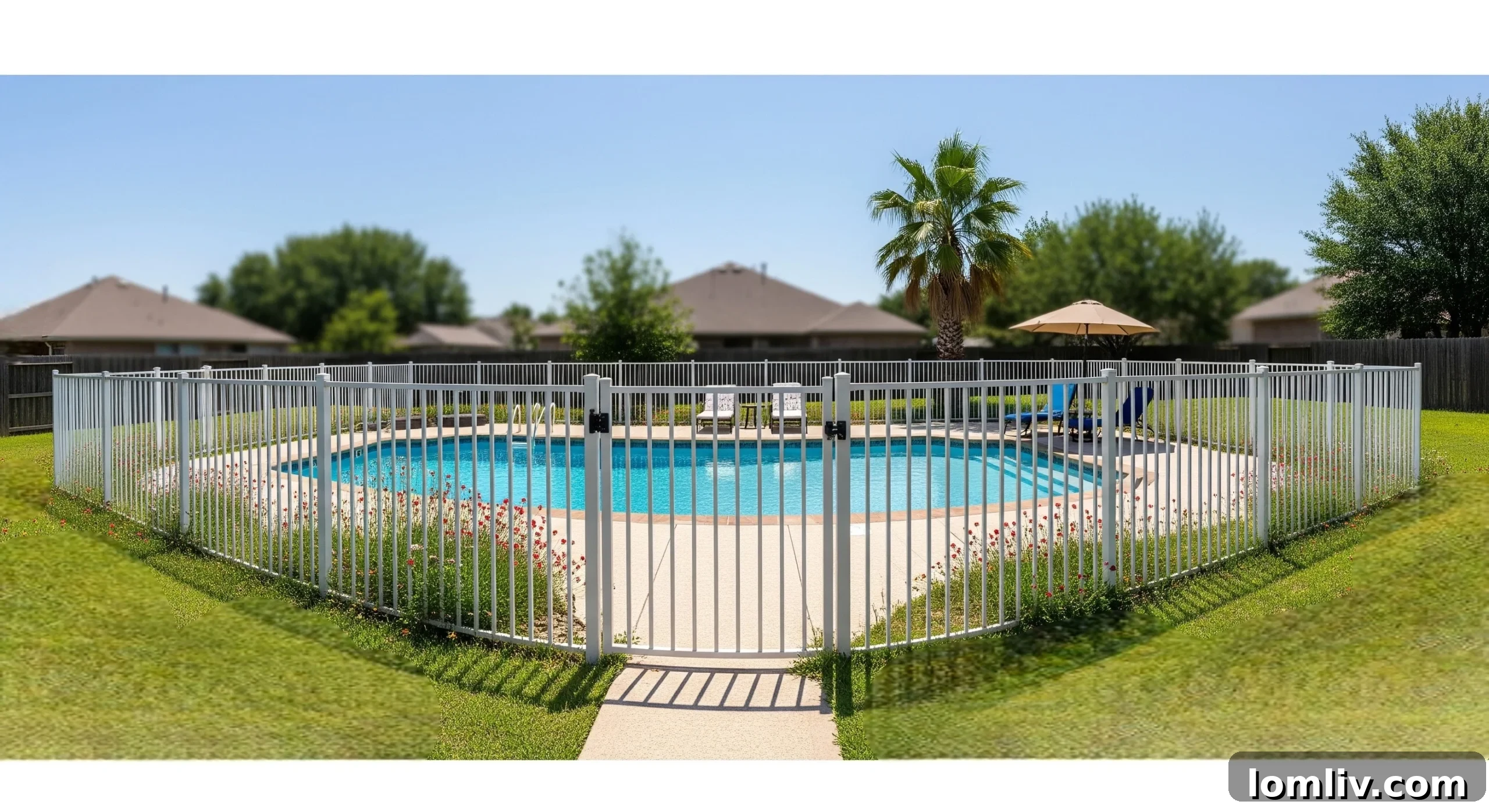 2025 Texas Fencing Innovations For Ultimate Privacy and Lasting Beauty 5 Texas fence with clear property markings and well-defined boundaries