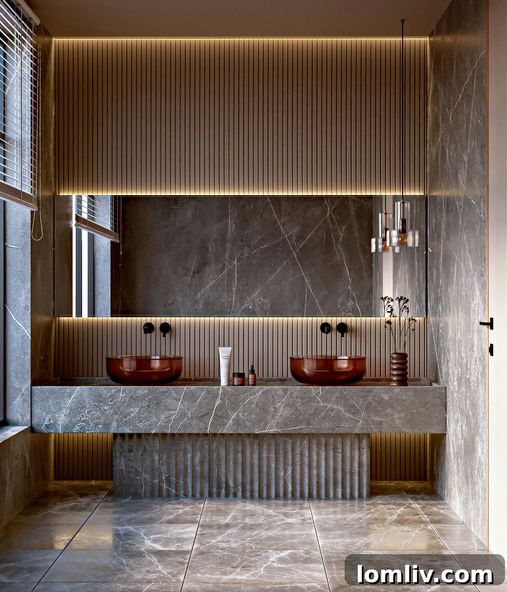 Elegant Italian porcelain tile design