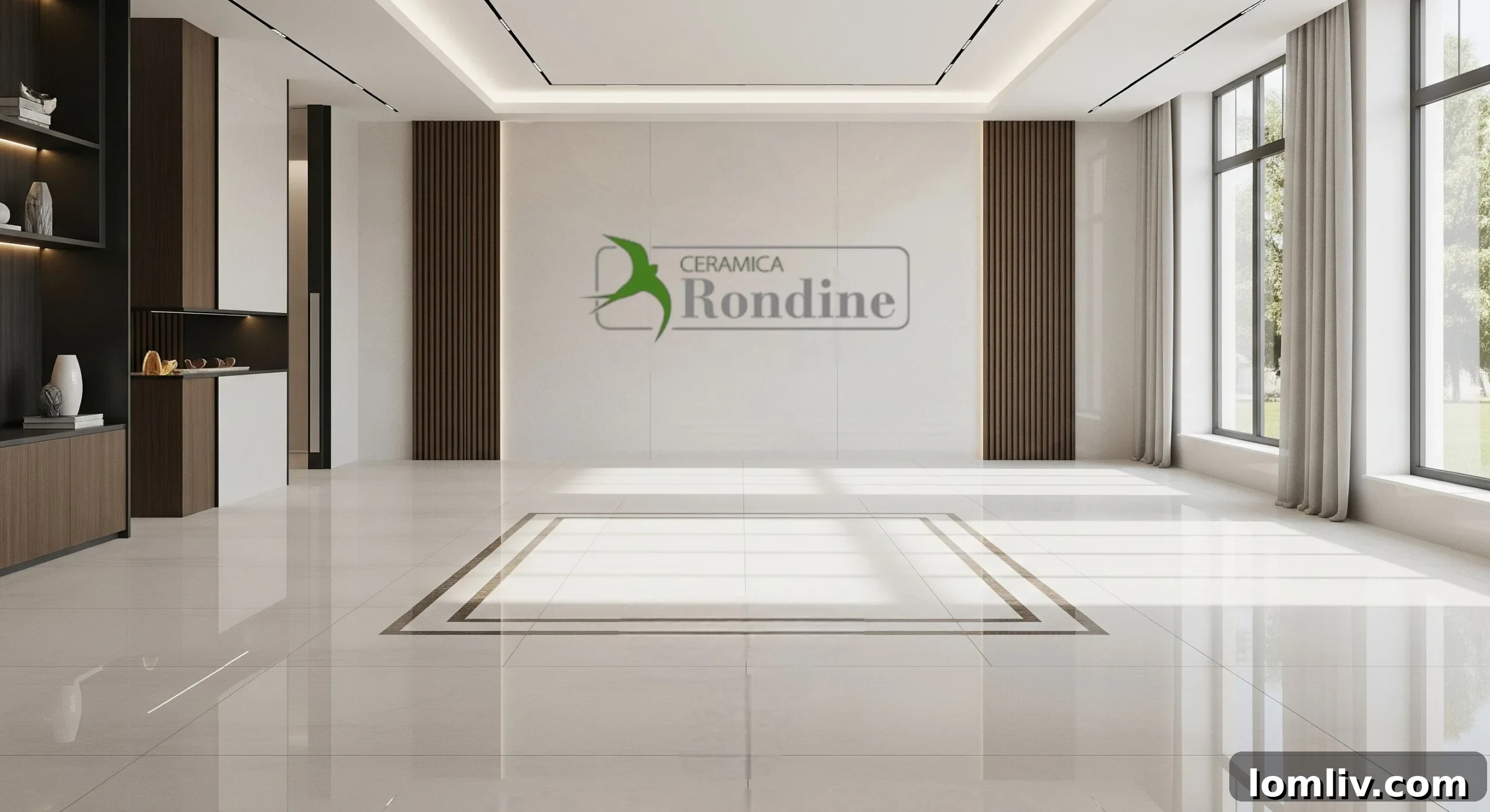 Various applications of Italian porcelain tiles