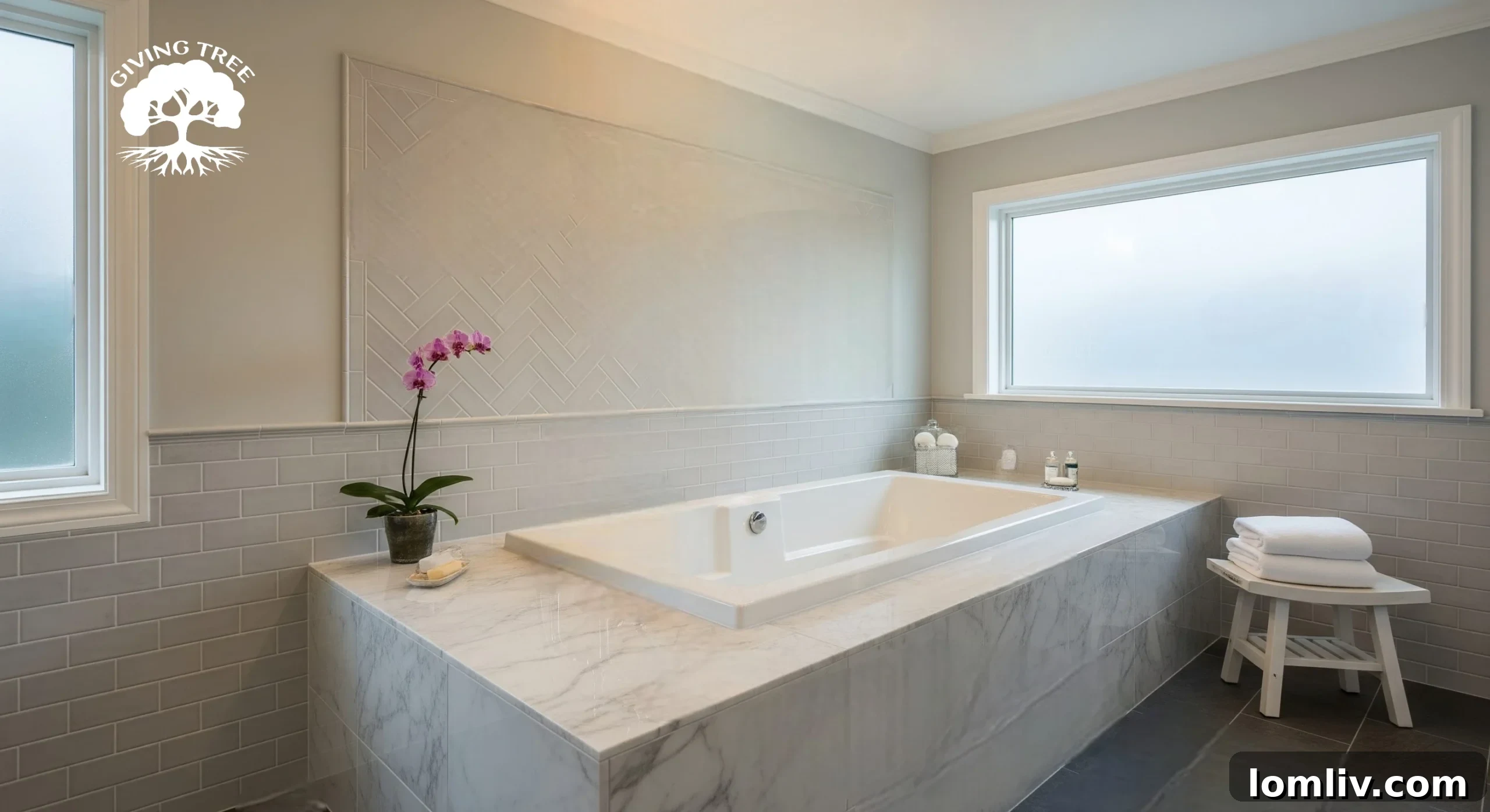 Close-up view of water filling a modern bathtub, symbolizing the luxurious bathing experience.