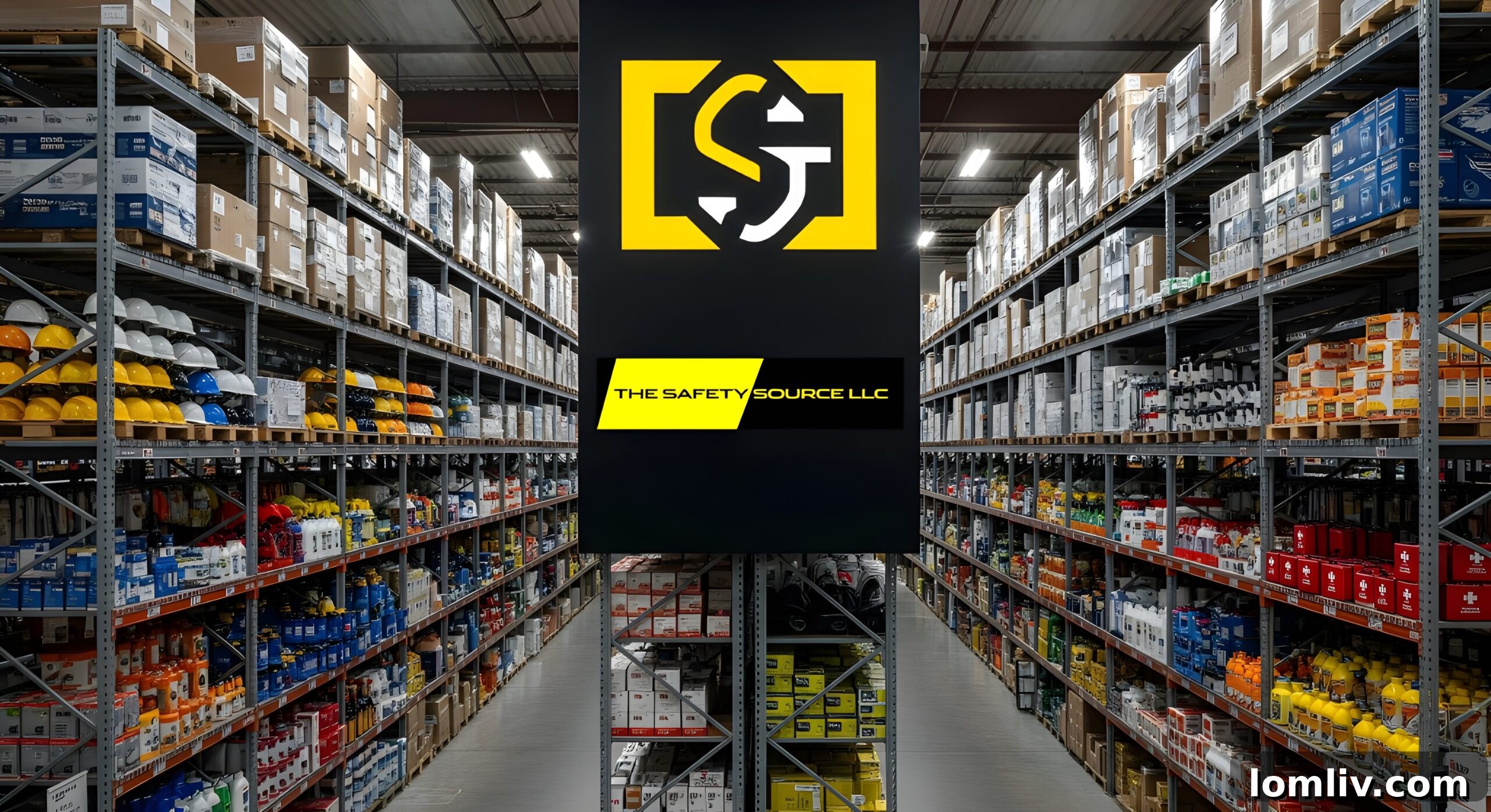 The Safety Source: Your Trusted Shield for People, Property, and Peace of Mind 2 Two construction workers in high-visibility vests and hard hats, emphasizing workplace safety.