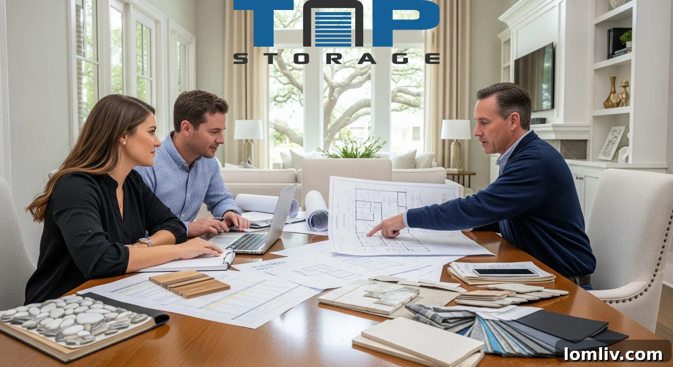 Build Smart: Your Custom Builder Guide for AL TN LA 2 Modern home interior design with a focus on open space and natural light, illustrating a well-defined project scope.