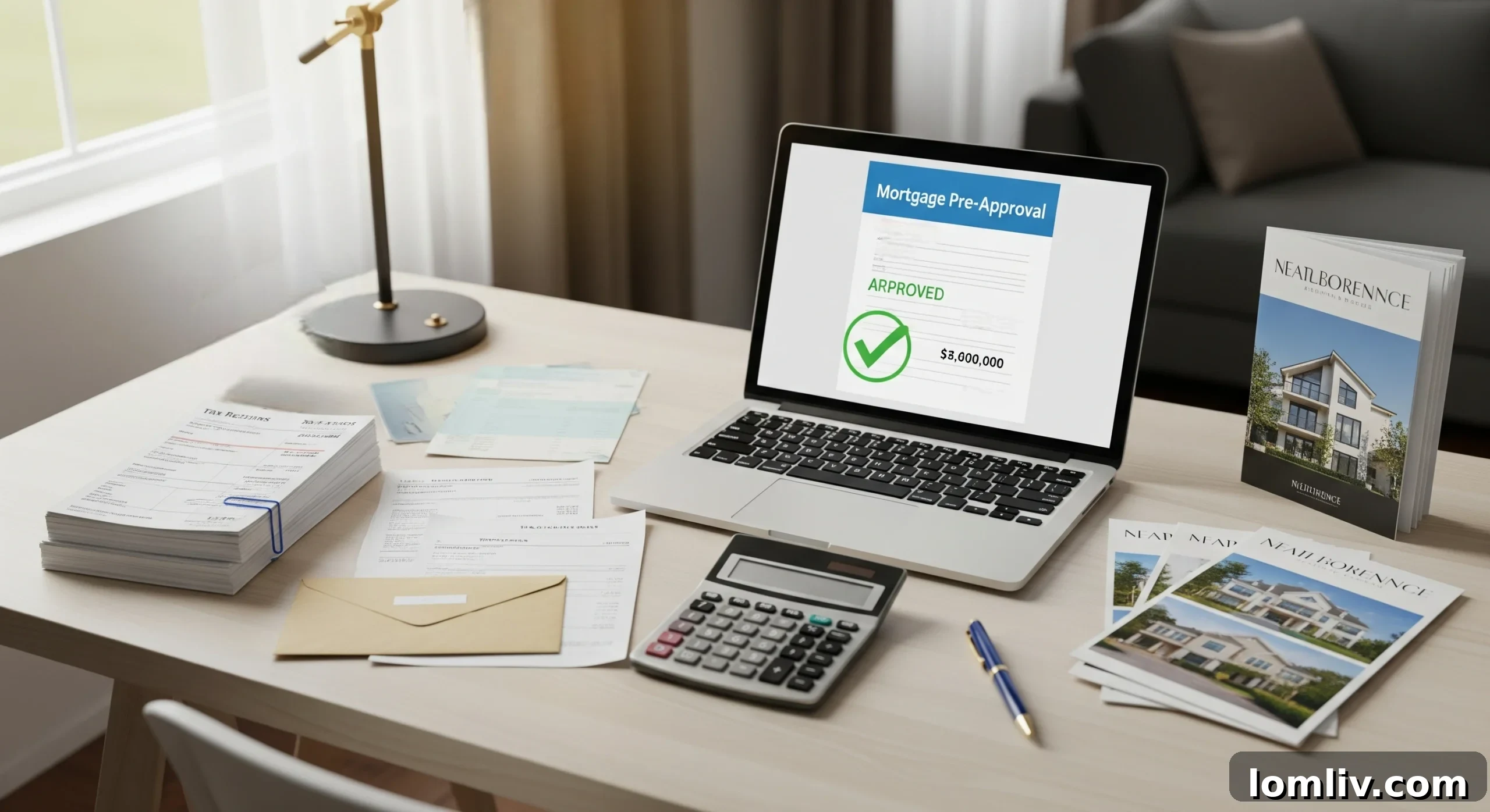Mastering the Luxury Home Market in Essex County, NJ 3 A person meticulously reviewing financial documents and statements, illustrating the importance of organizing financials for luxury home purchase.