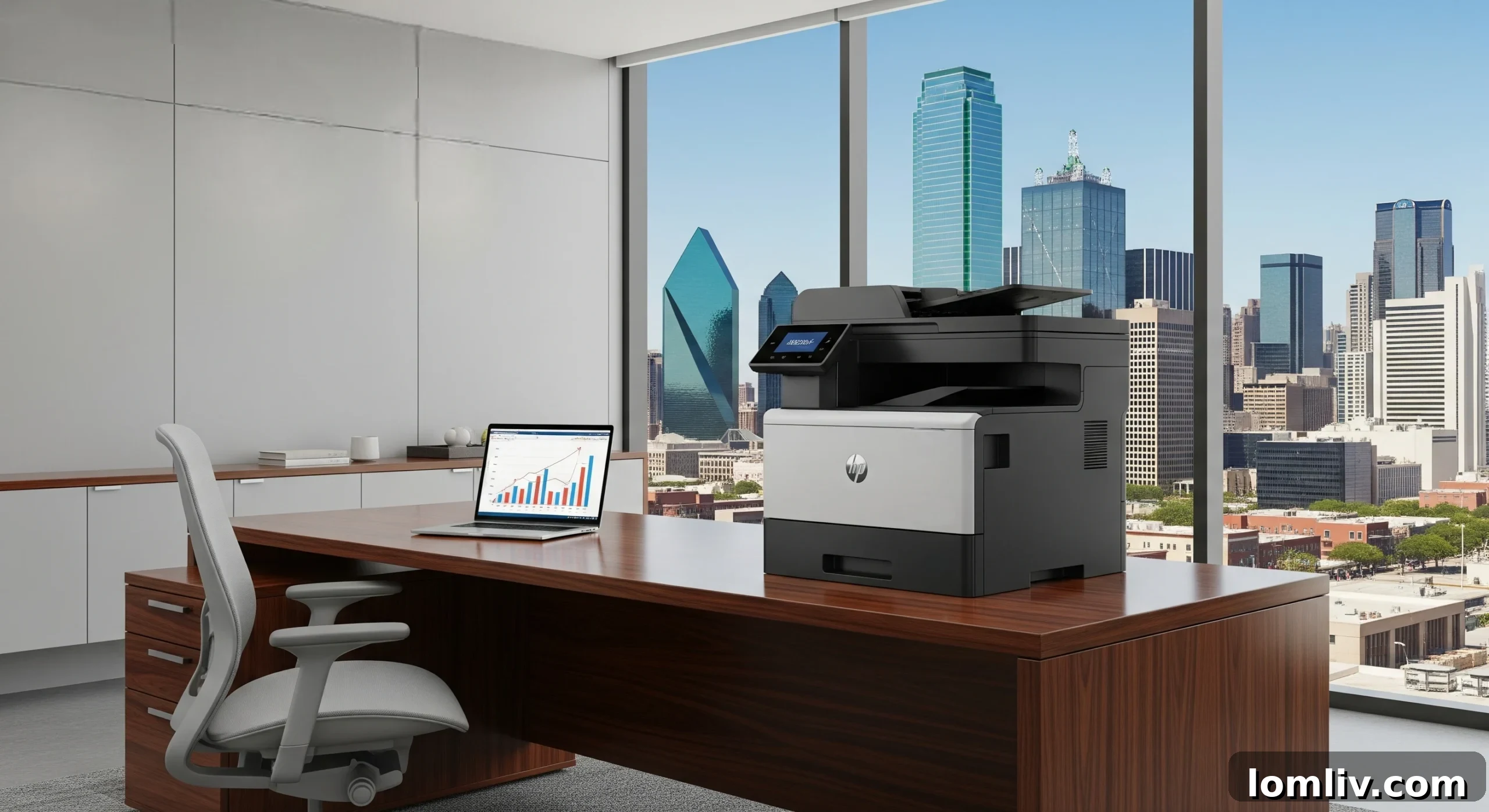 Mastering HP Print Head Longevity The Professional's Handbook 6 A sleek, modern printer sitting on a desk, representing a wise investment in quality equipment.