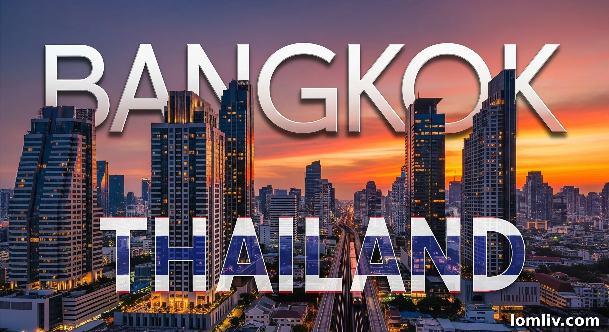 Bangkok Real Estate Outpaces Singapore & HK for Foreign Investors 2 Bangkok skyline with modern buildings, symbolizing its strategic location and economic growth in Southeast Asia.