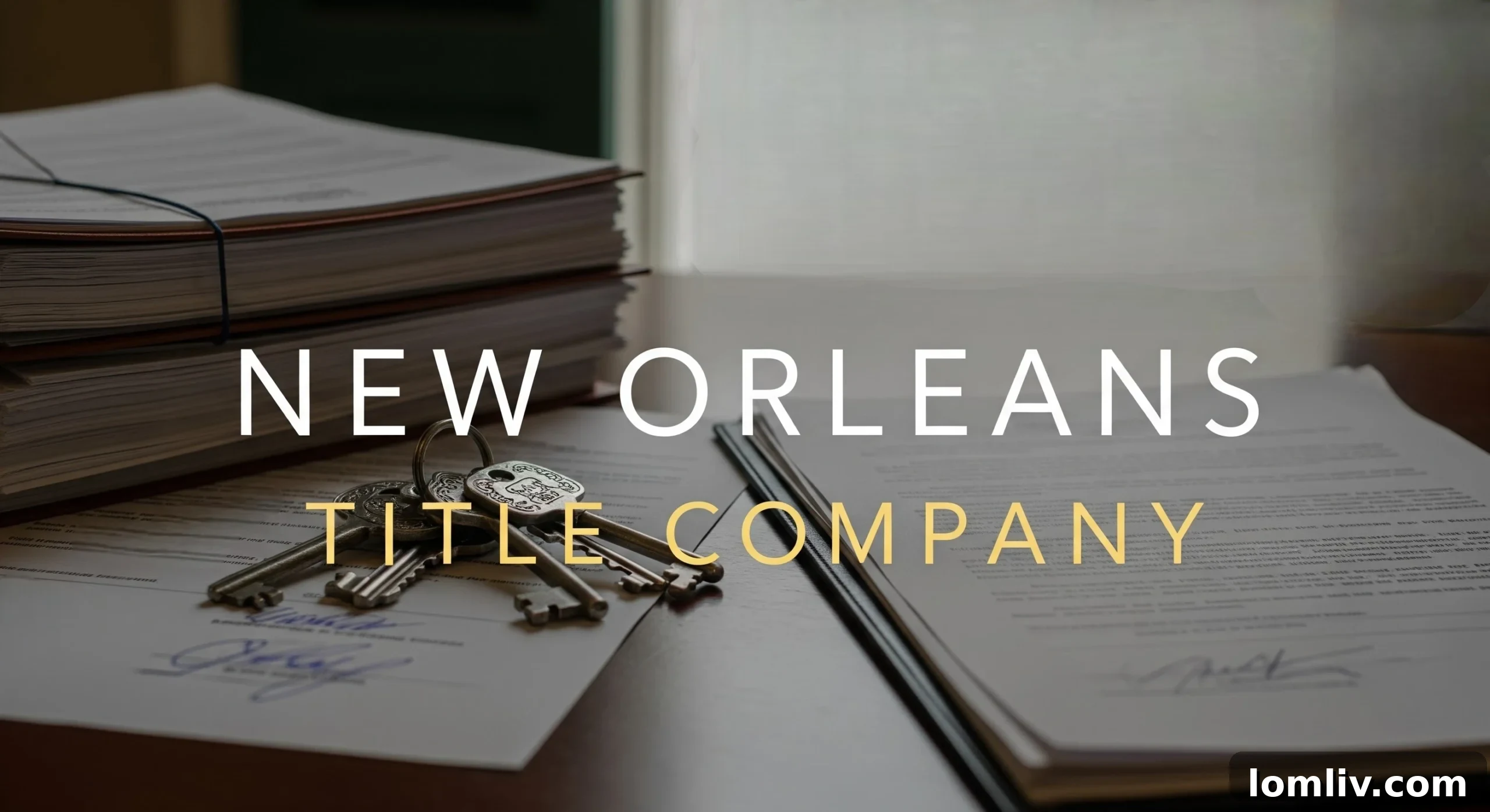 New Orleans title company checklist