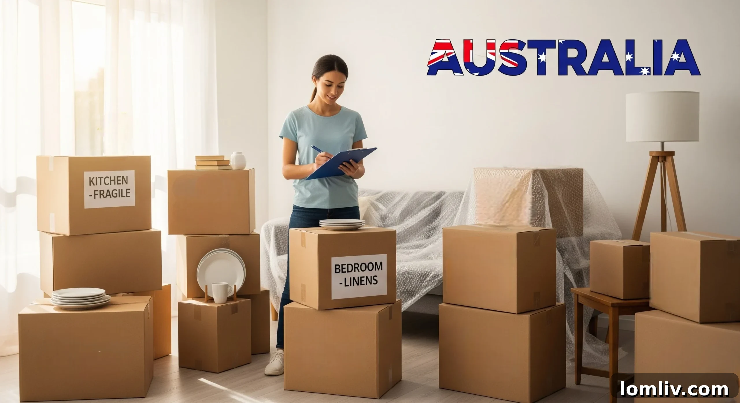 Two people packing boxes, symbolizing the challenges and stress of an interstate move.
