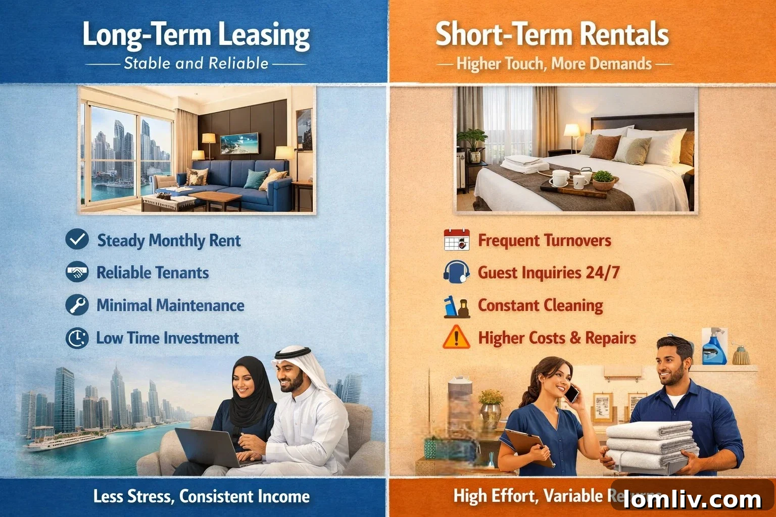 Demystifying Dubai Property Management Fees for Landlords 3 Two hands shaking with Dubai skyline in background, representing property deals