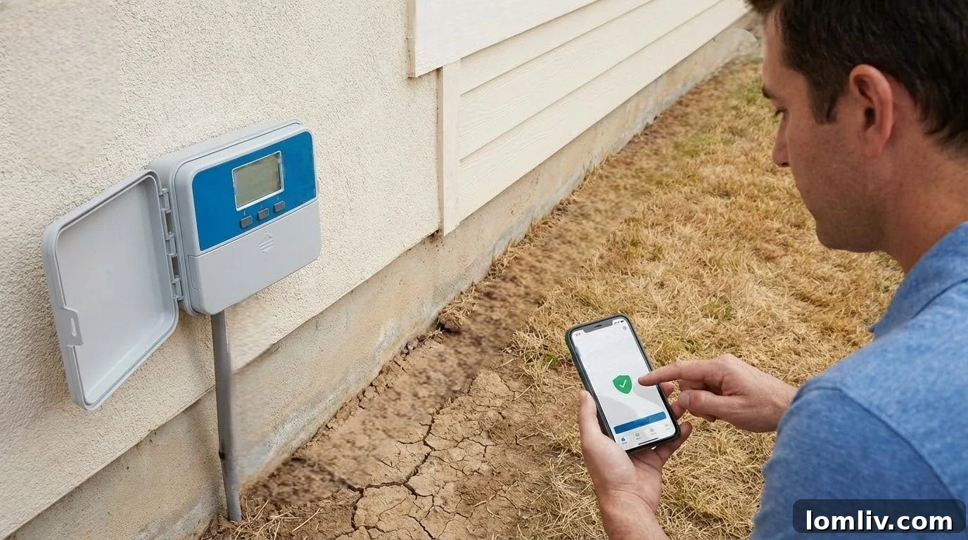 Smart irrigation controller for home