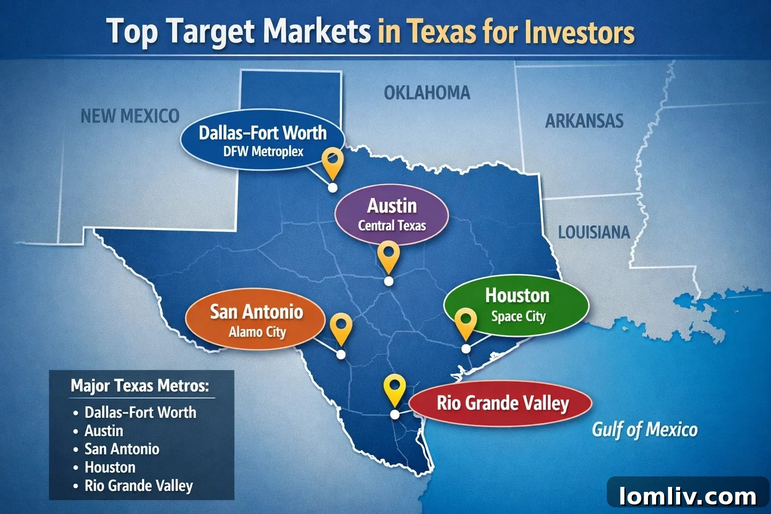 Not every city in Texas offers the same investment potential; smart money is targeting specific high-growth metro areas.