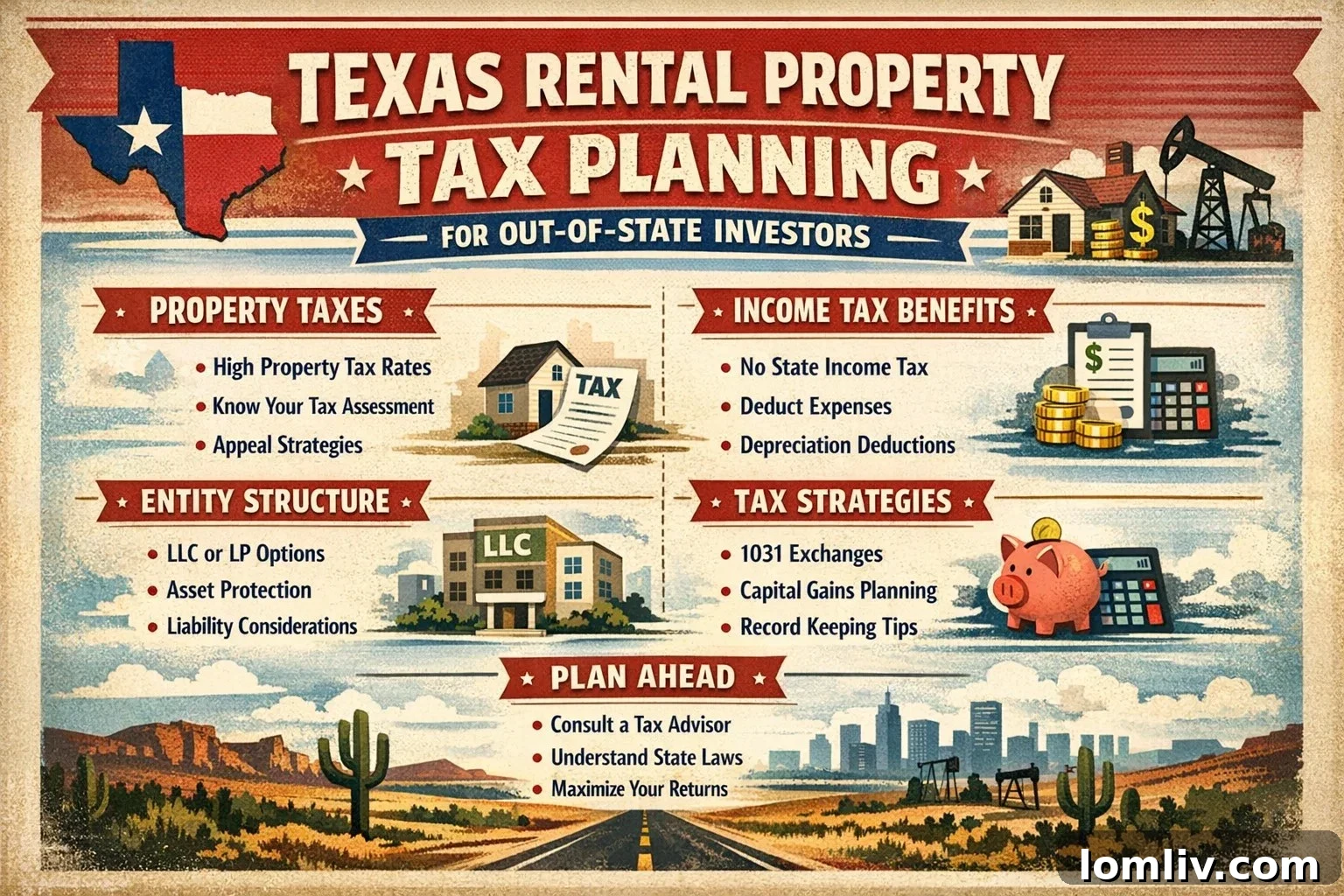 Beyond monthly rent, investing in Texas real estate offers substantial tax benefits that boost overall returns.