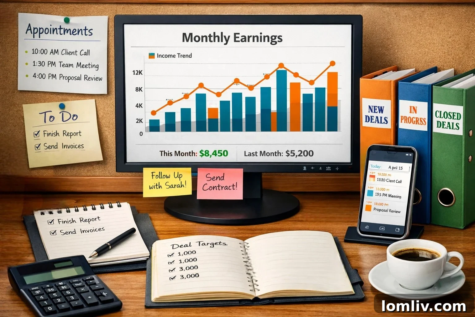 Canadian Real Estate Earnings: The Insider's Guide to Realtor Income Growth 3 A person using an online calculator tool to estimate real estate agent commissions.