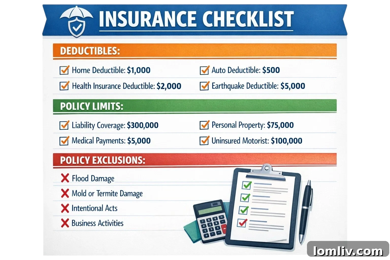 Hand pointing to a policy document, emphasizing careful review of insurance details.