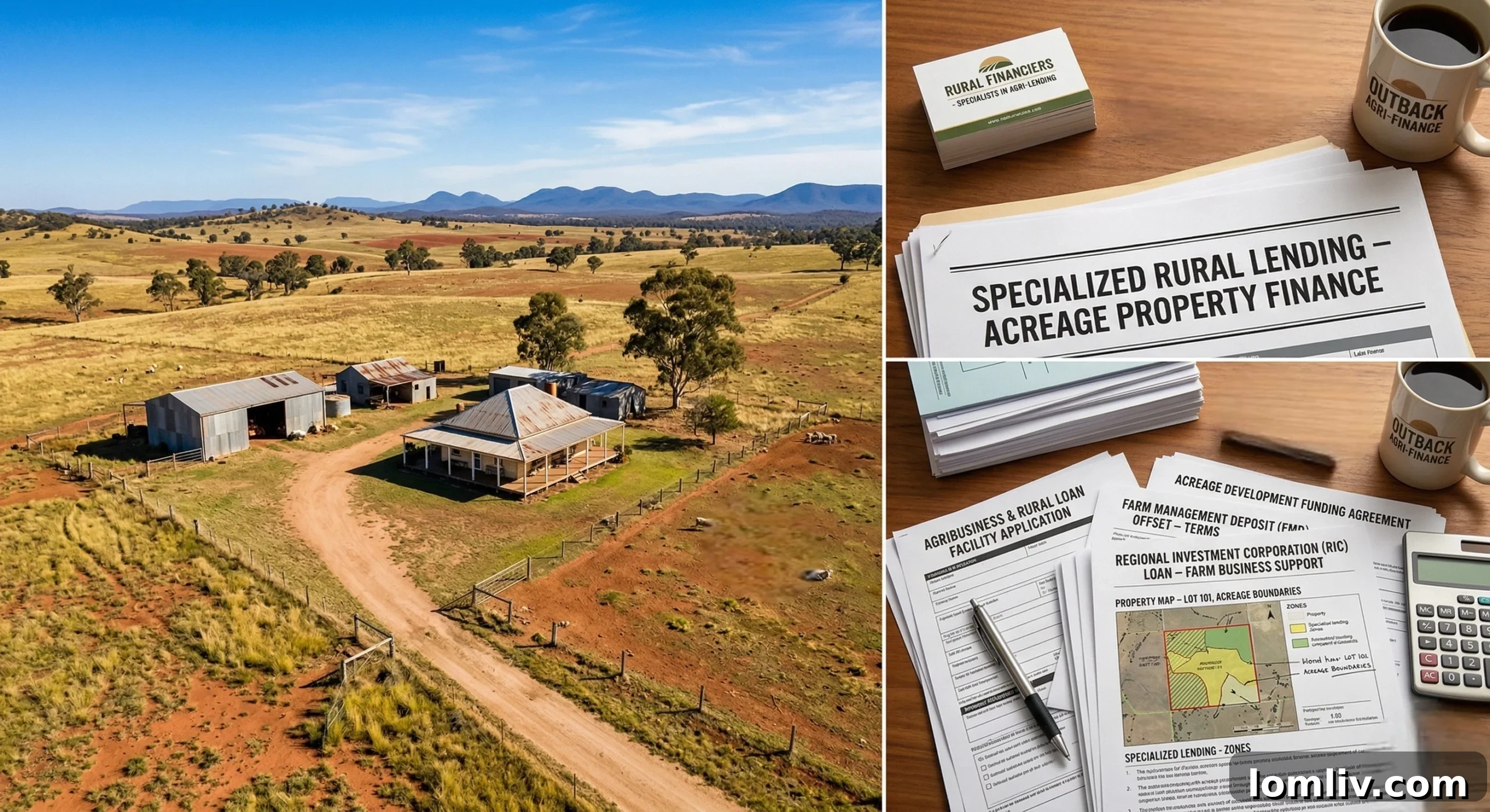 Scenic rural property with a dam and acreage in Australia