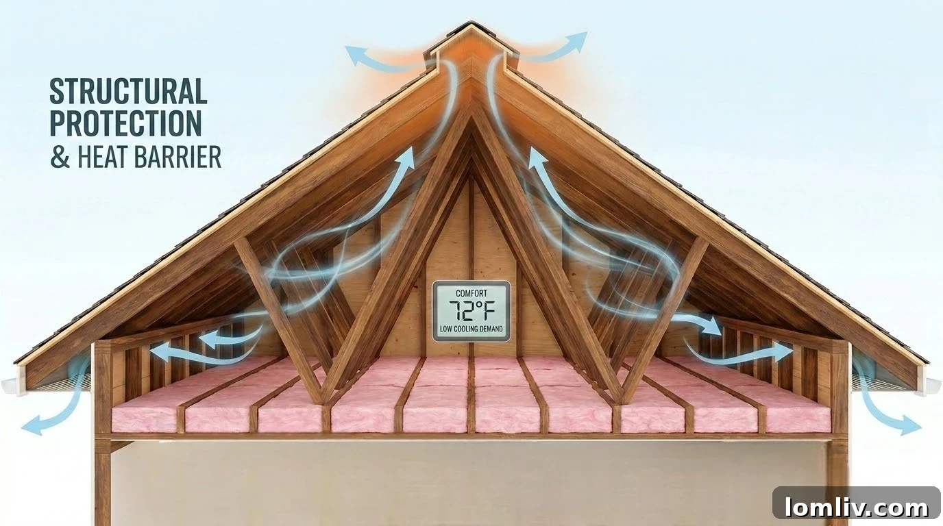 Attic ventilation protecting roof and structural integrity of an Edmonton home