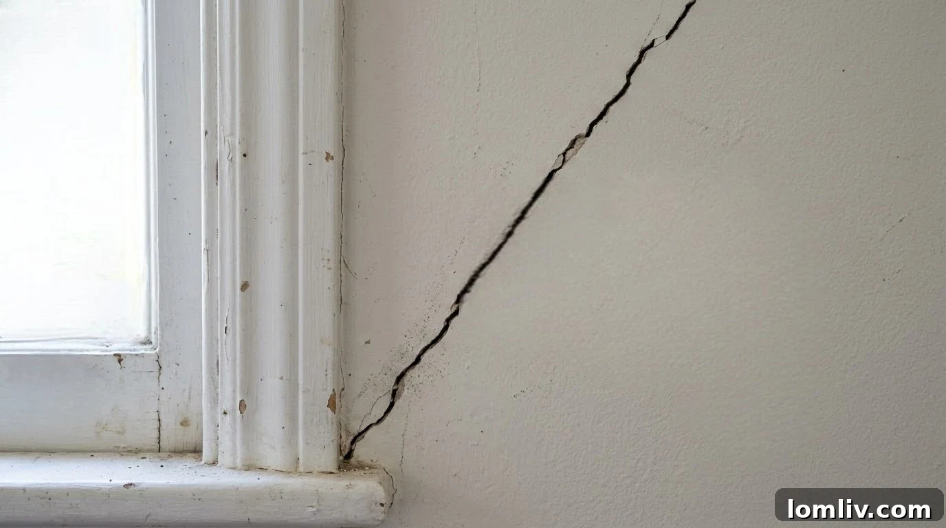 Five Foundation Issues That Will Kill a Property Deal 2 Cracks on an interior wall indicating foundation issues