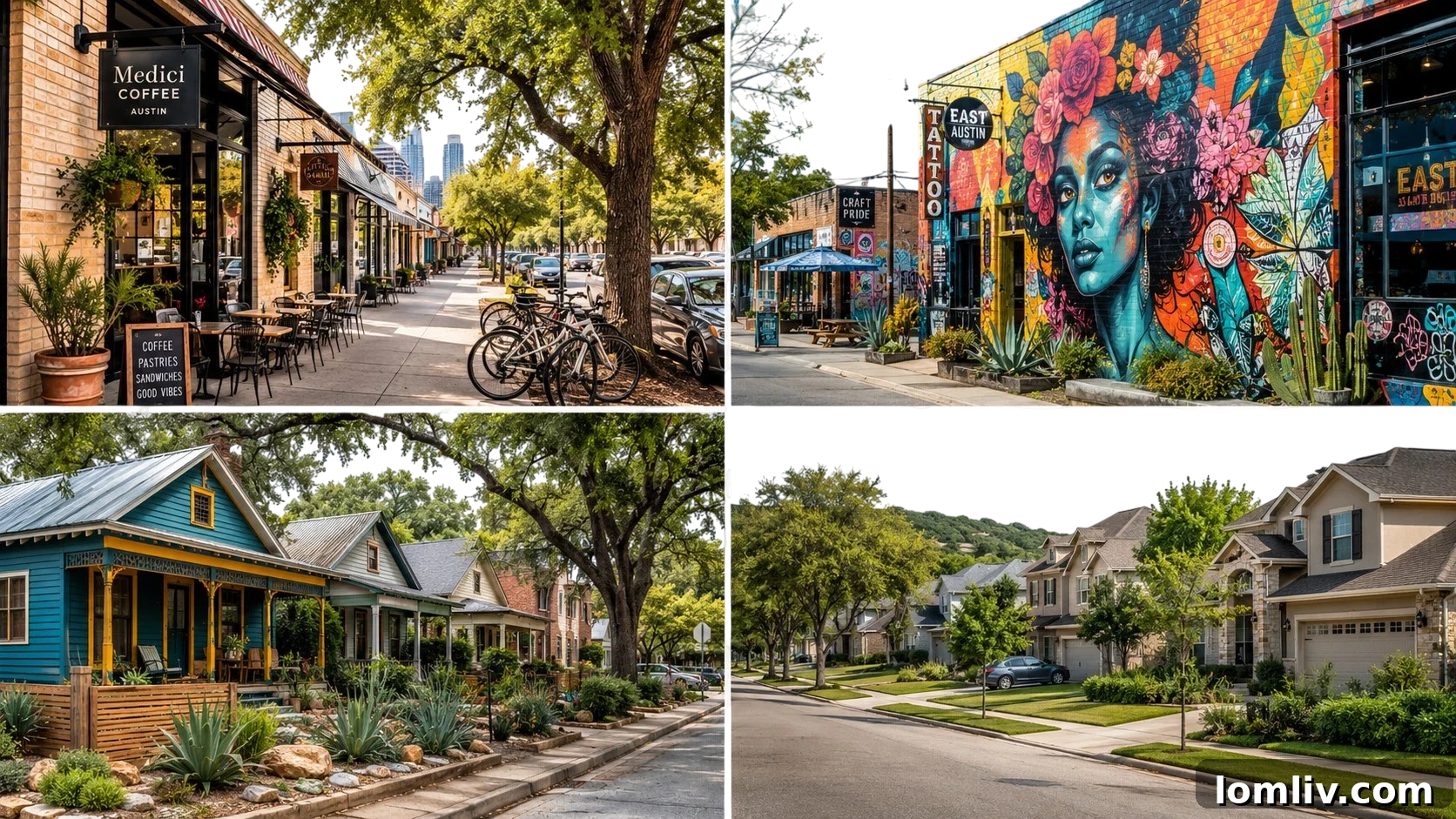 Austin Unfiltered True Relocation Stories 4 A diverse and friendly street scene in one of Austin's unique neighborhoods.
